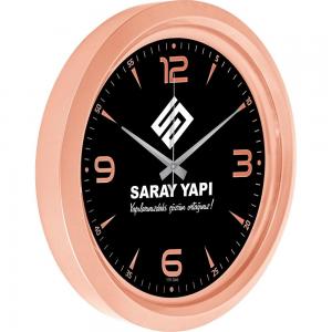Metalize Duvar Saati ( Ø 40 cm )